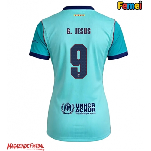 Barcelona Gabriel Jesus #9 Tricou Fotbal Replică 2026-27 Femei Treilea Barcelona Gabriel Jesus #9 Tricou Fotbal Replică 2026-27 Femei Treilea